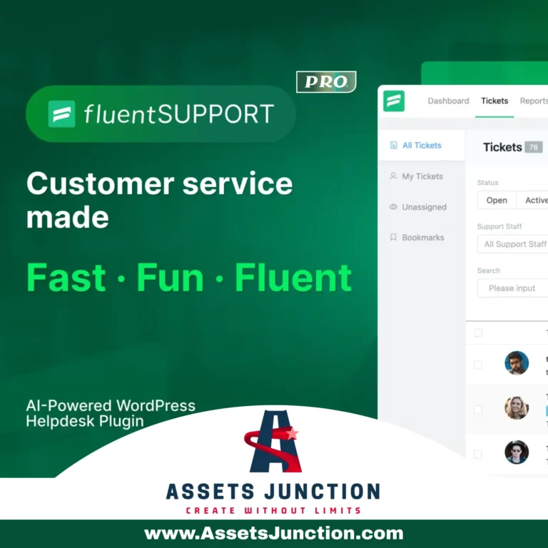 Fluent Support Pro WordPress helpdesk plugin for customer support and ticket management