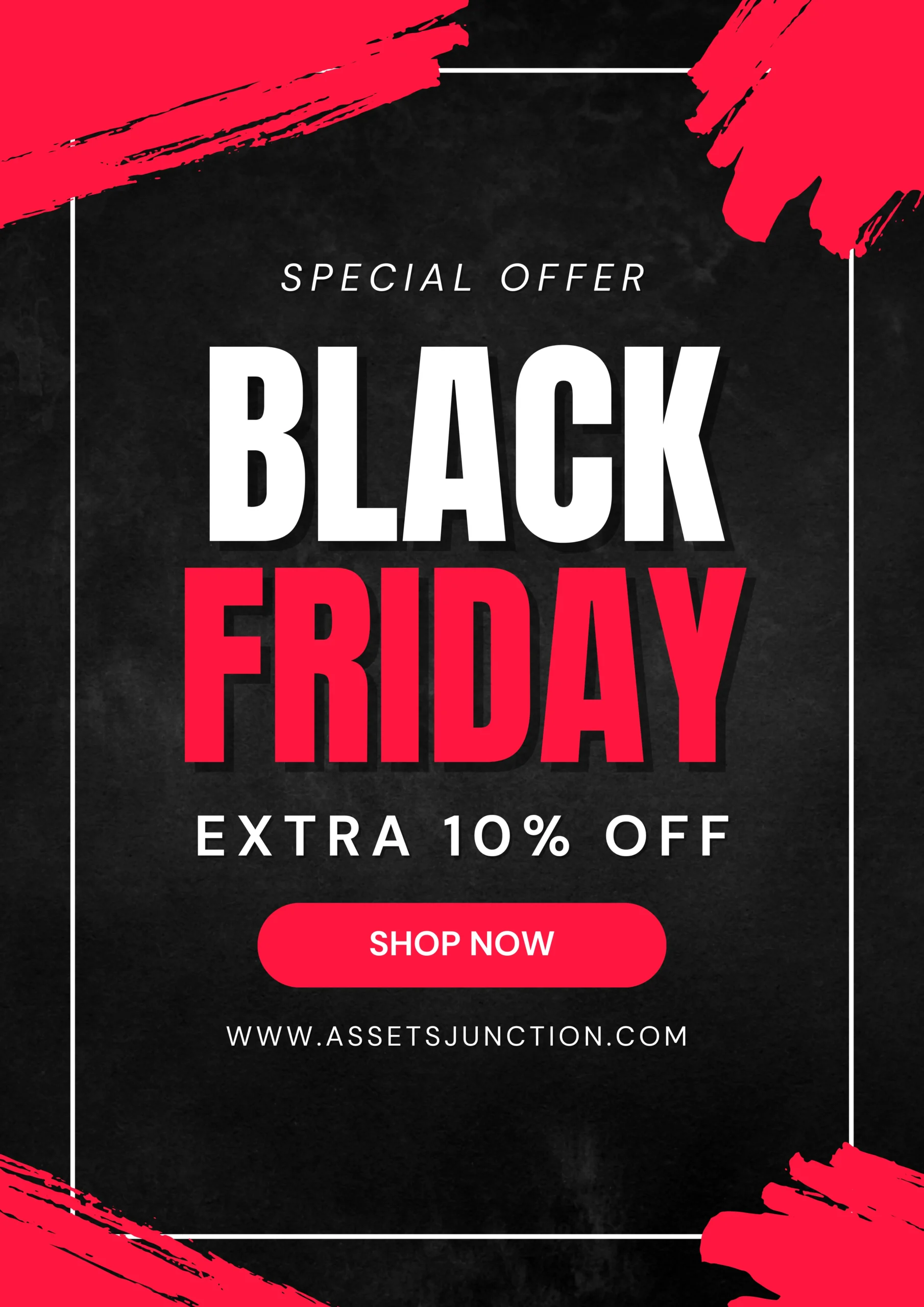 Black Friday Sale 10% Off Assets Junction