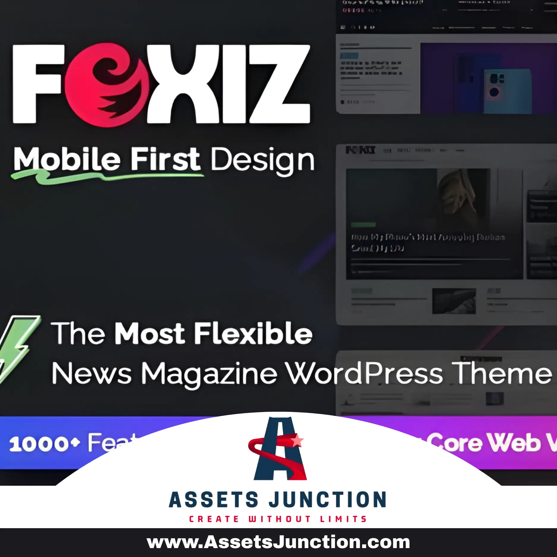 Foxiz Foxiz WordPress Theme – Mobile First News and Magazine Theme Banner by Assets Junction