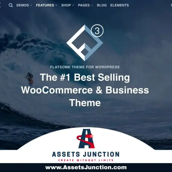 Flatsome Theme is a multi-purpose WooCommerce WordPress theme built for fast, responsive, and SEO-friendly online stores and business websites.