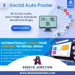 Social Auto Poster WordPress plugin for scheduling and auto posting content to social media